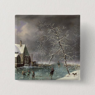 Winter-Szene Button