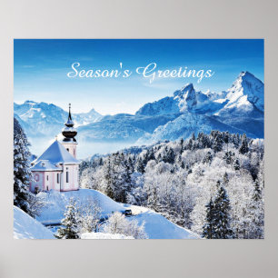 Winter-Szene Poster