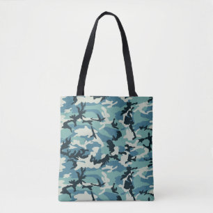Winter-Tarnmuster Tasche