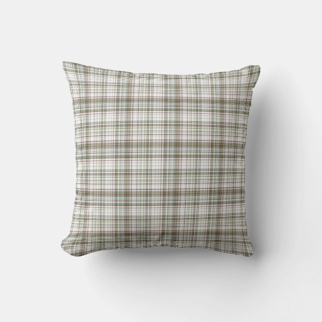 Winter Tartan Kissen (Vorderseite)