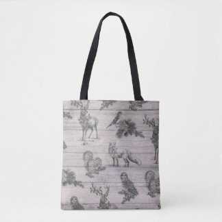 Winter-Taschentasche des tierischen hölzernen Tasche