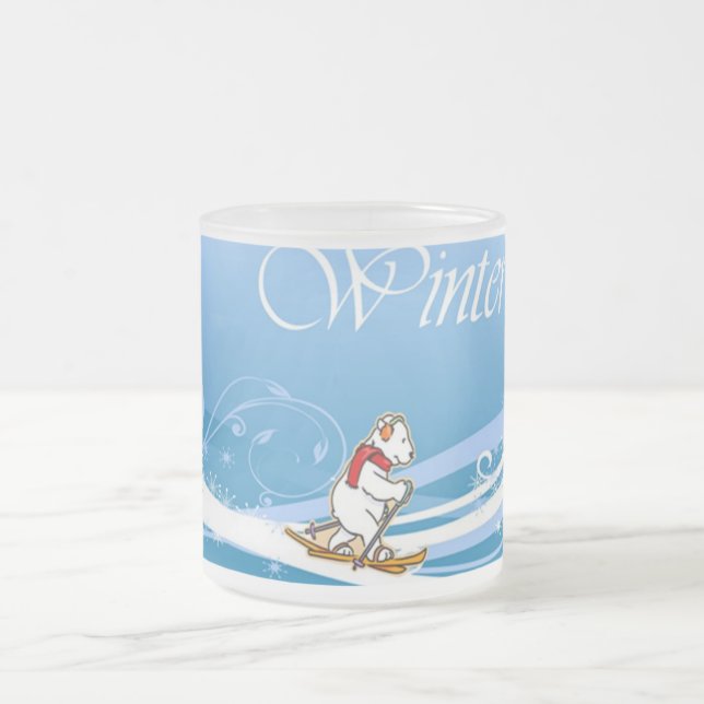 Winter-Tassen Mattglastasse (Mittel)