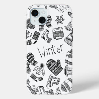 Winter Thema Kontur iPhone / iPad Gehäuse Case-Mate iPhone Hülle