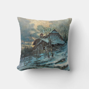 Winter-Thema von Angyal Vojtech Kissen