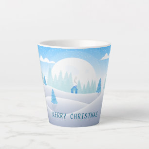 Winter Themed Frohe Weihnachten Milchtasse