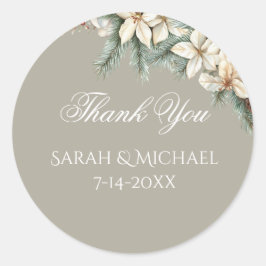 Winter Themed Wedding Stickers