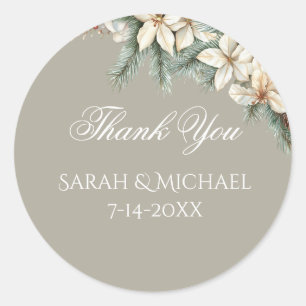 Winter Themed Wedding Stickers