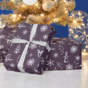 Winter Things Geschenkpapier - Tanne + Schnee