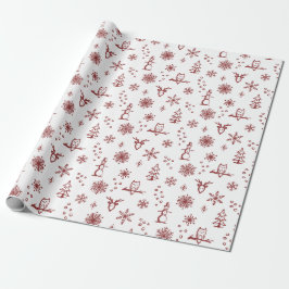 Winter Things Wrapping Paper - Schnee + Ruby Geschenkpapier
