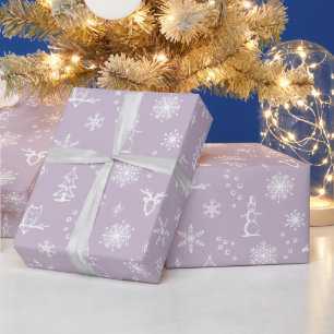 Winter Thumpenpapier - Staub + Schnee Geschenkpapier