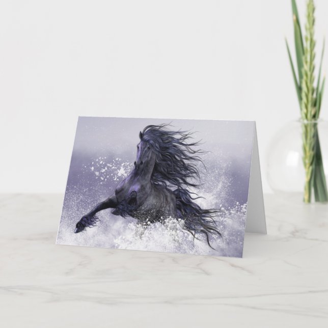 Winter Thunder Notecard Karte (Vorderseite)