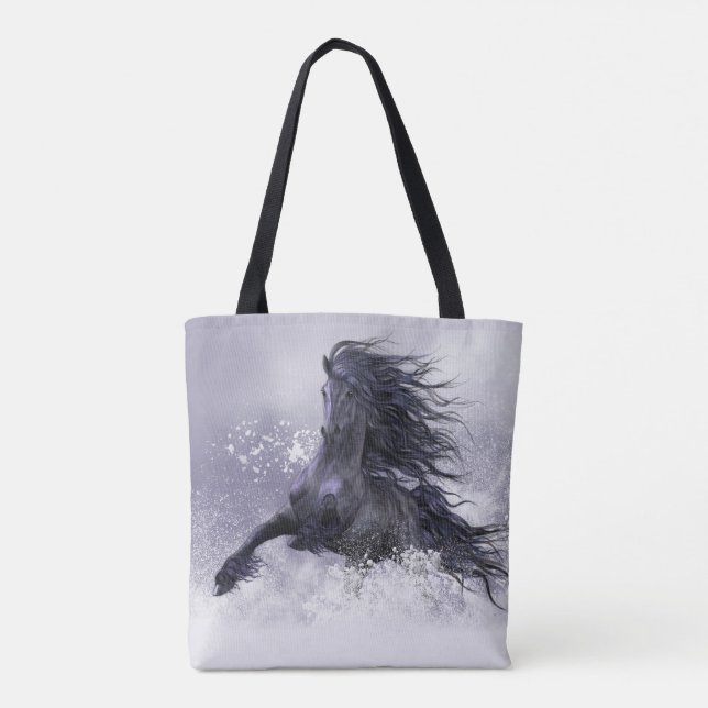 Winter Thunder Tote Bag Tasche (Rückseite)