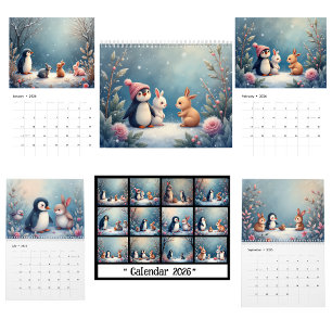 Winter-Tiere-Kalender Kalender