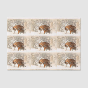 Winter-TigerSeidenpapier Seidenpapier