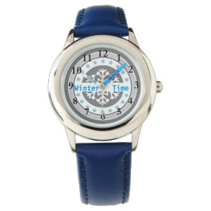 Winter Time Glitzer Watch Armbanduhr