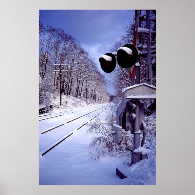 Winter Tracks Poster (Vorne)