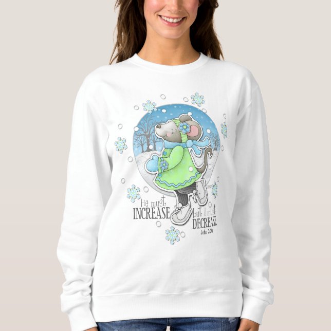 Winter-Trainings-MäuseSweatshirt Sweatshirt (Vorderseite)