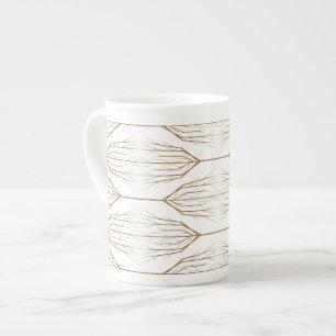 Winter Trees Knochen China Tasse