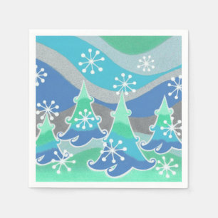 Winter Treppenhäuser Serviette
