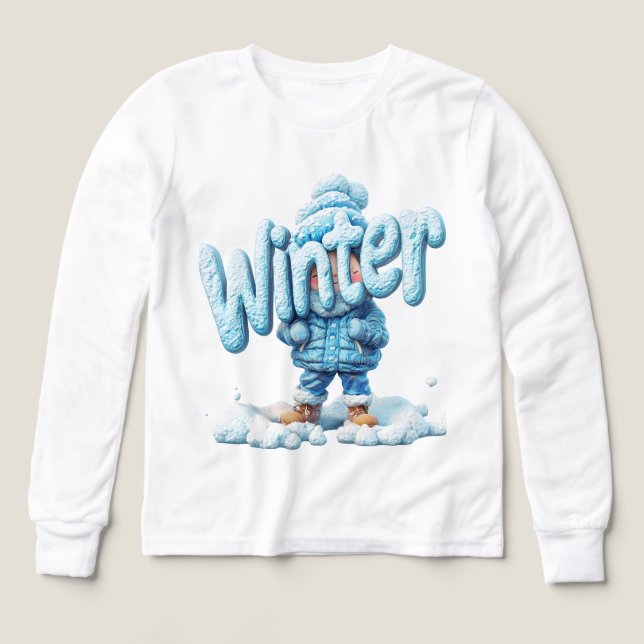 Winter-Trikot für Kinder (Design Vorderseite)
