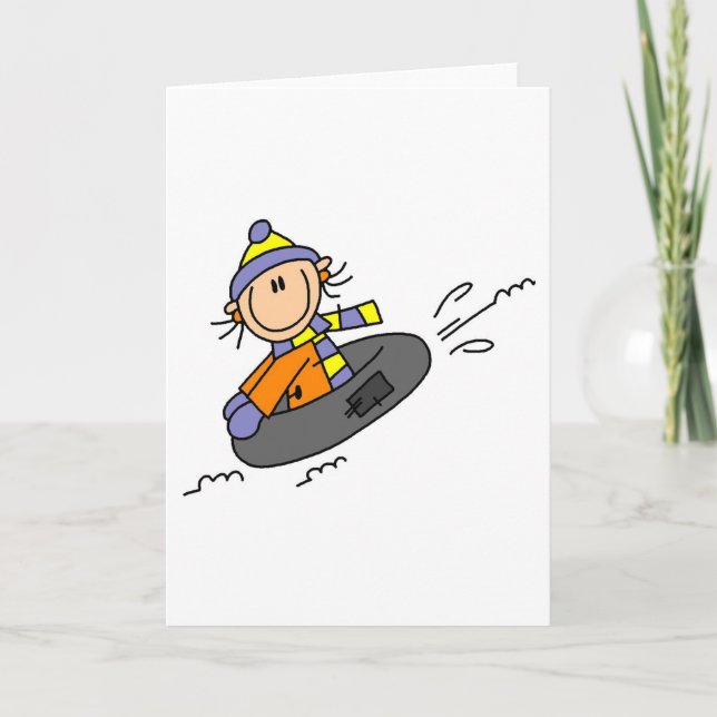 Winter Tubing Karte (Vorderseite)