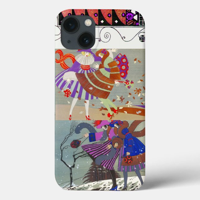 WINTER UND AUTUMN / FASHION COSTUME DESIGNER Case-Mate iPhone HÜLLE (Rückseite)