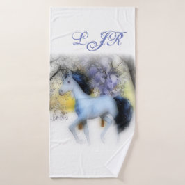 Winter Unicorn-Tuch-Set Badhandtuch Set