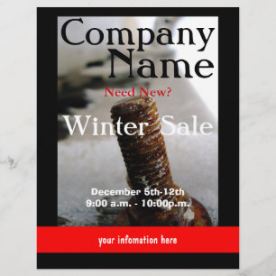 Winter-Verkaufsflyer Flyer