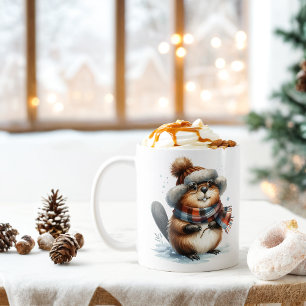 Winter Vibes Beaver - Kaffeetasse