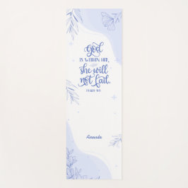 Winter Vibes Bible Verse für sie Yogamatte