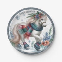 Winter Vibes Horse - Geburtstag