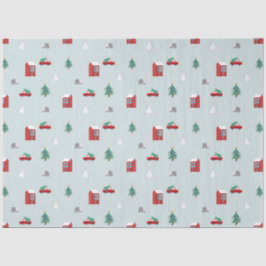 Winter Village Tissue Paper - Christmas Gift Seidenpapier