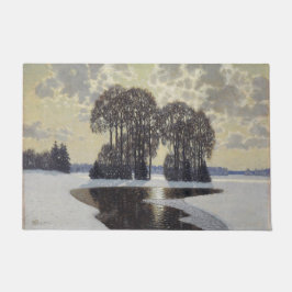 Winter (von Vilhelms Purvitis) Fußmatte