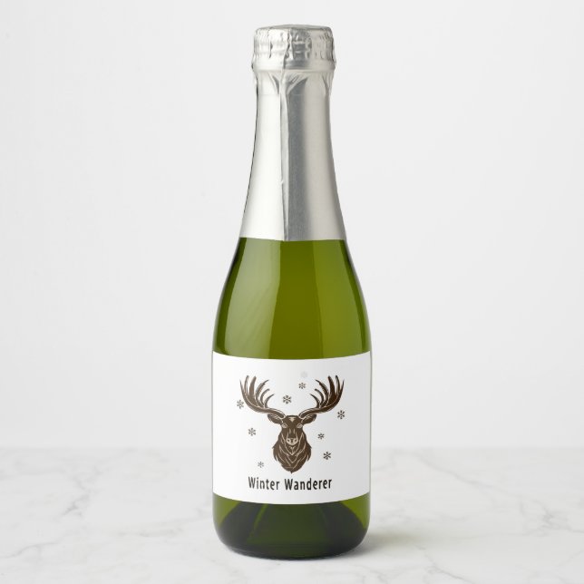 Winter Wanderer Rustikaler Stag | Majestic Dez & S (Vorderseite)