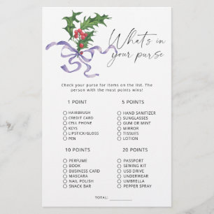 Winter, was in deinem Geldbeutel ist