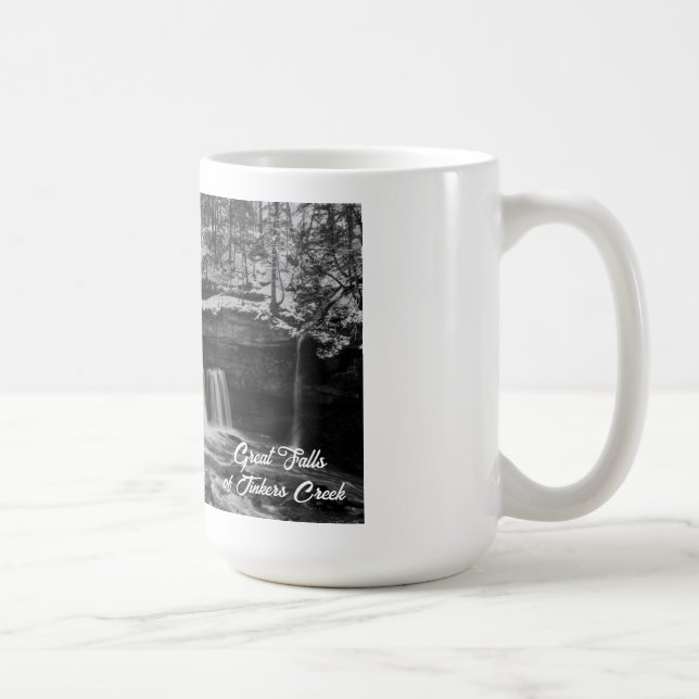 Winter Wasserfall in den Cleveland Metro Parks Kaffeetasse (Rechts)
