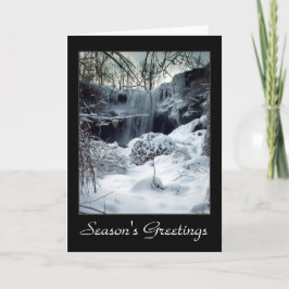 Winter Wasserfall, Karte