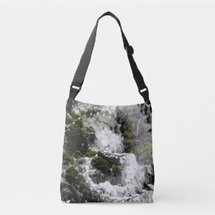 Winter Wasserfall....... Tragetaschen Mit Langen Trägern