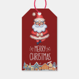 Winter Wasserfarbe Weihnachten Weihnachtsgeschenk Geschenkanhänger