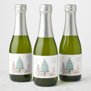Winter Watercolor Nutcracker Ballet Merry Christma