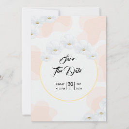 Winter Weddiner Silber Card Einladungskarte Design