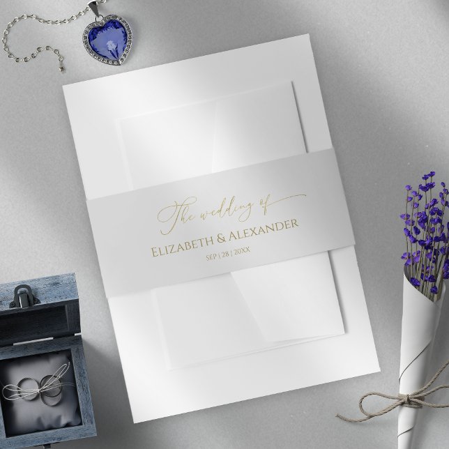 Winter Wedding Einladung Bly Band Gilded (Von Creator hochgeladen)