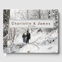 Winter Wedding Guest Book