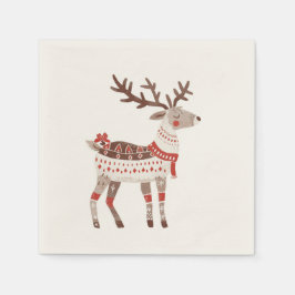 Winter, Weihnachten und Weihnachts-Feierlichkeiten Serviette