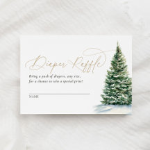 Winter Weihnachtsbaum Babydusche Windelwanne