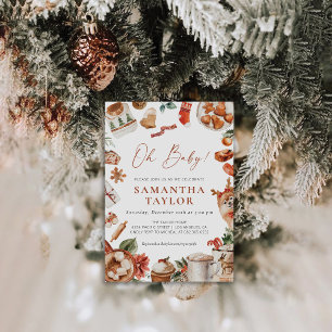 Winter Weihnachtsdusche Einladung