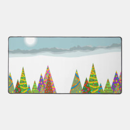 Winter- & Weihnachtslandschaft Schreibtischunterlage