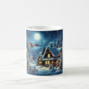 Winter/Weihnachtsmann/Weihnachten/Schnee Kaffeetasse