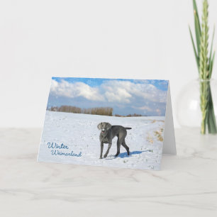 Winter Weimarland Feiertagskarte