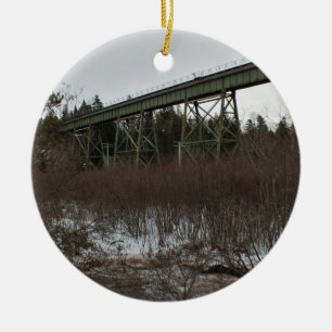 Winter-Wentworth-Zug-Gestell Keramik Ornament